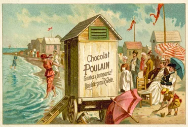 Scène de bord de mer